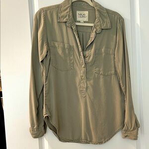 Thread & Supply Khaki Long Sleeve Shirt